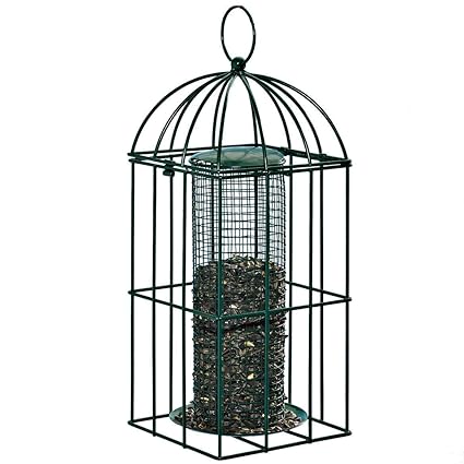Amazon Com Ees Metal Bird Feeder Cage Squirrel Guard Wild Bird