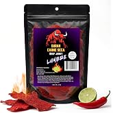 Tizon Duran Carne Seca Lumbre - Hot Spicy Mexican Style Beef Jerky, Fuego Chile Lime Flavor, Thin Crispy Dried Beef Snack, Made in USA, 2 oz Resealable Pouch