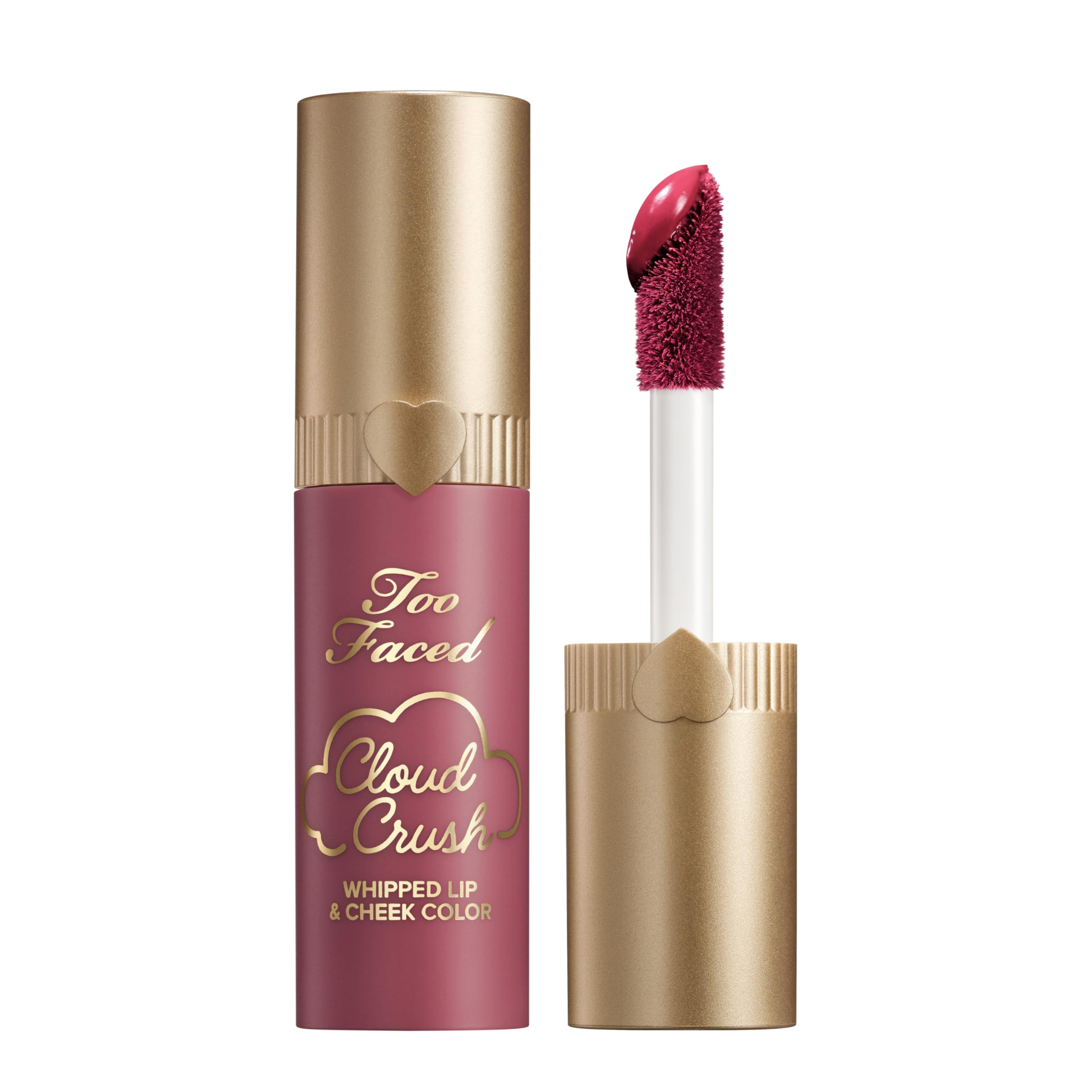 Photo 1 of Too Faced Cloud Crush Whipped Lip & Cheek | Creamy Multi-Use Formula with Hyaluronic Oil for a Soft-Focus Longwear Flush, 0.15 Fl Oz, Bed of Roses