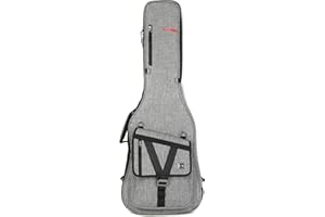Gator Cases Transit Series Electric Guitar Gig Bag; Light Grey Exterior (GT-ELECTRIC-GRY)
