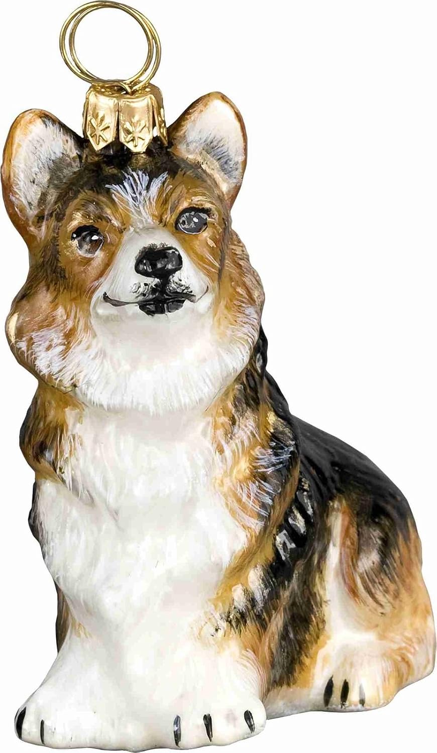 Tri color corgi ornament Clearance