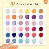 Phoenixy Gel Nail Polish Set 42 Pcs UV/LED Soak Off Glossy Matte Top Coat view 2