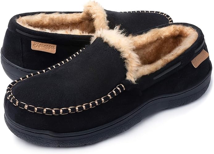 Zigzagger Men's Moccasin Slippers Memory Foam House Shoes Buy Online
