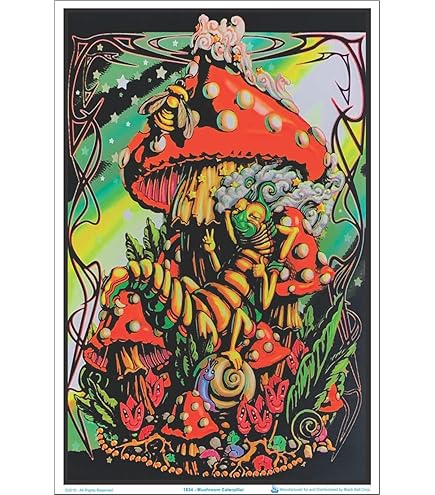 Amazon.com: Opticz It's 4:20 Somewhere Blacklight Poster by