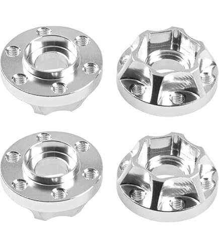 4Pcs RC 1.9'' Alloy beadlock Crawler Wheels Rims For 1/10 Axial SCX10 CC01 D90 e