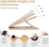 StrongTek Portable Wooden Slant Board Adjustable Calf Stretcher view 2