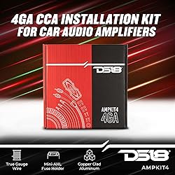 DS18 AMPKIT4 4 Gauge Amp Installation Wiring Kit