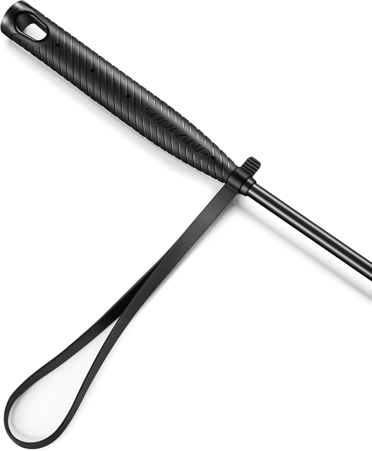 SUNLAND Horse Riding Crop Jump Bat Non-Slip Dressage Crop 23" with Double Slapper: Sports & Outdoors