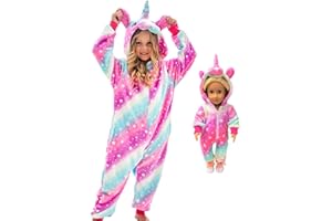 FZOSM Cute Girls Unicorn Halloween Costume Cosplay Onesie