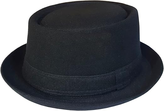 navy pork pie hat