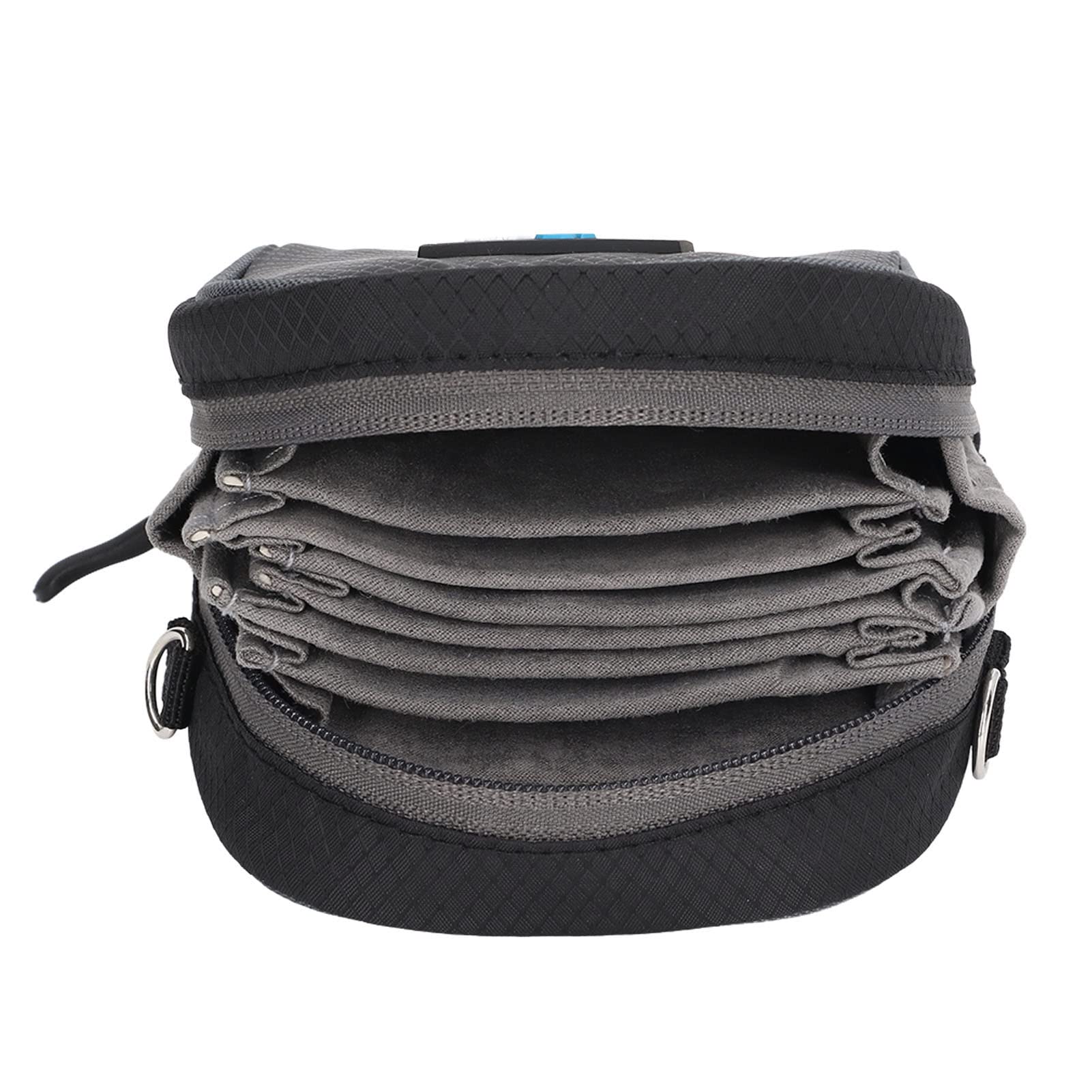 KIMISS Camera Filter Case - 8 Slot Nylon Pouch with Shoulder Strap for Photography