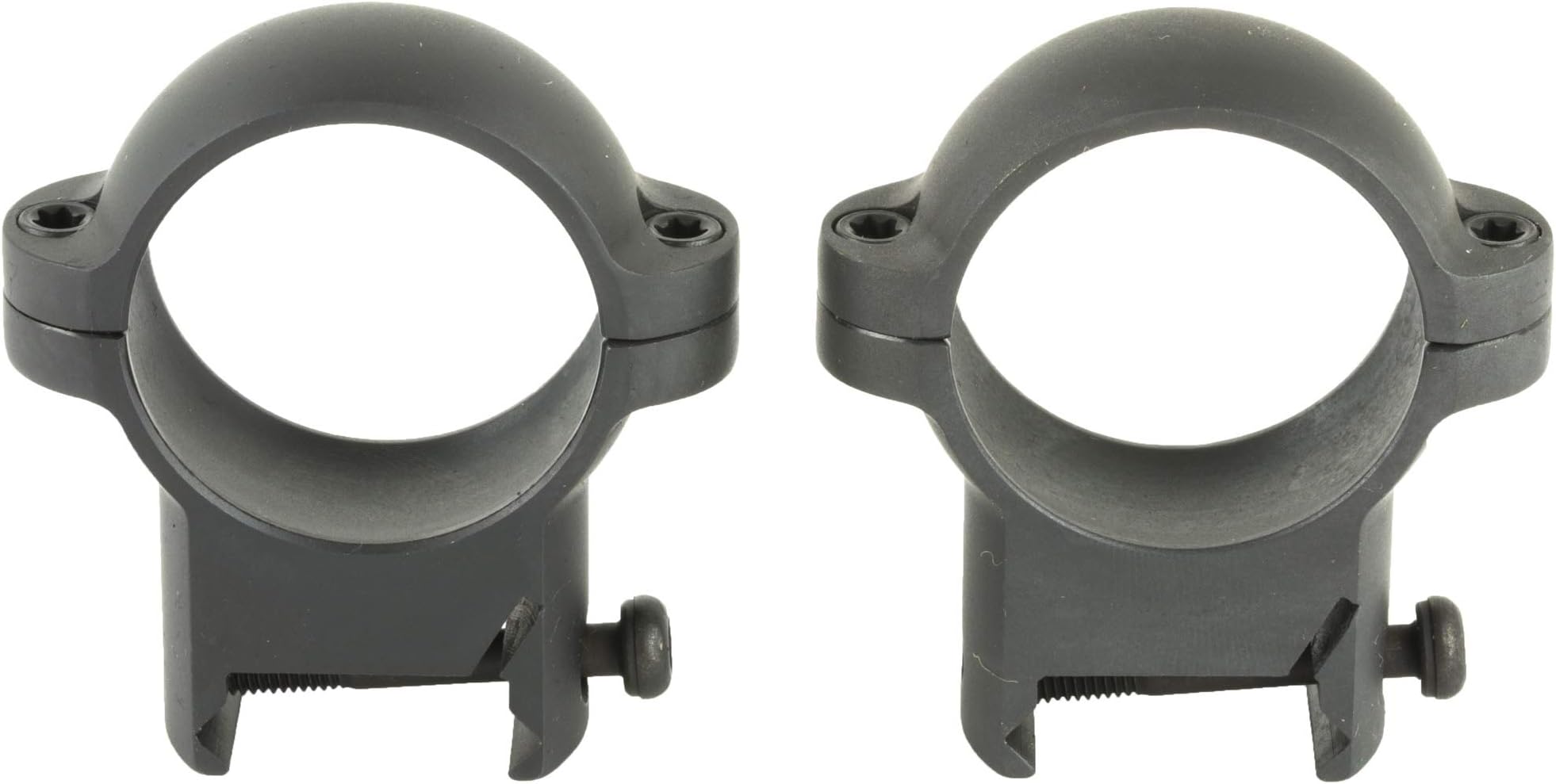 BurrisSignature Zee Rings, 1" High Scope Rings, Weaver, Matte Black - 420531