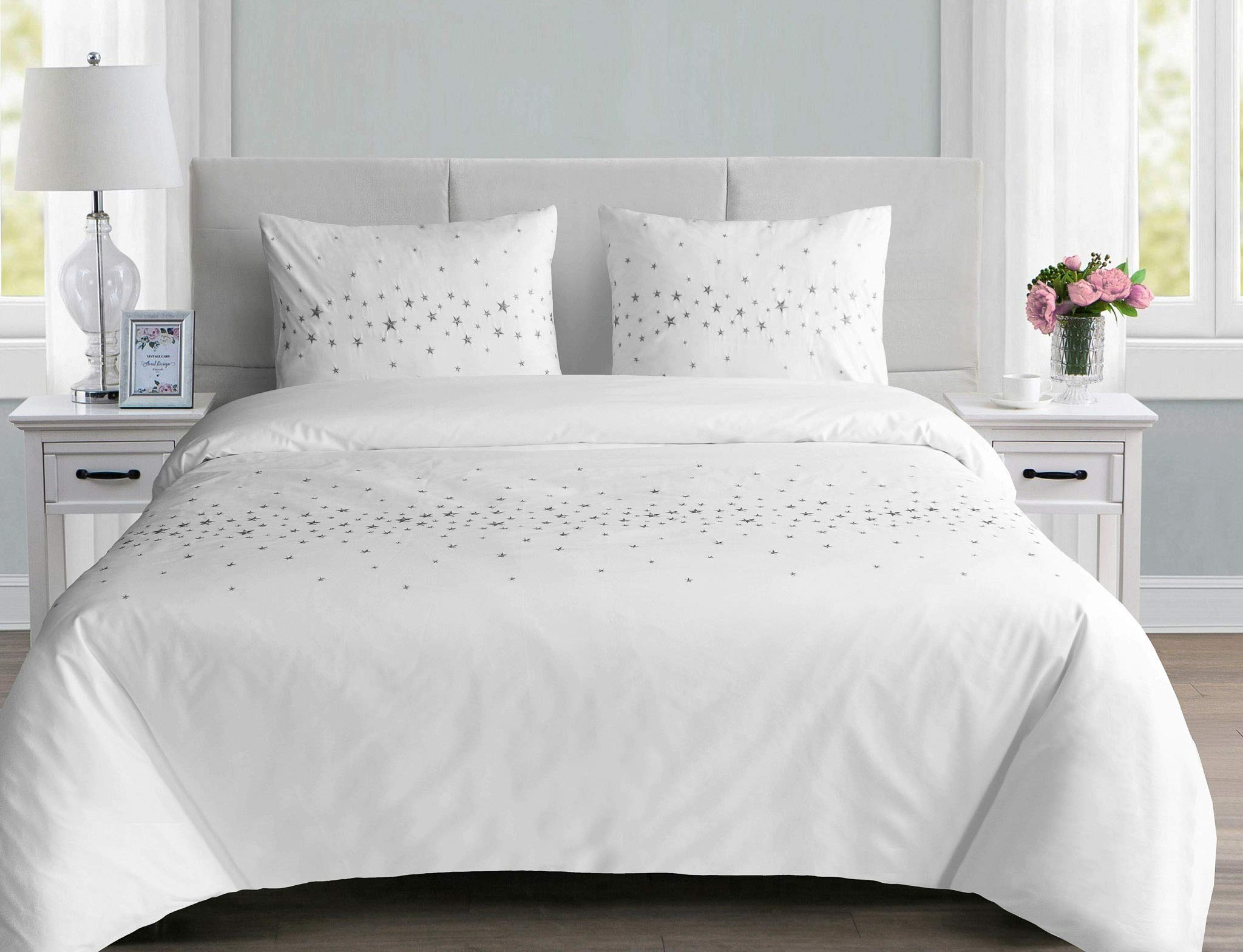 Kapo 140 Yellow Duvet Cover White / White Gold