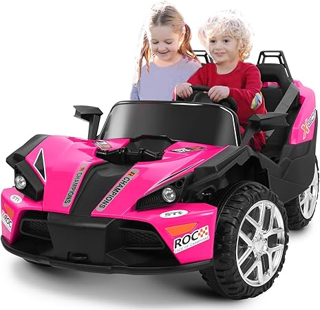 BAHOM Kids Ride On Car 2 Seats with 