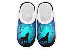 Umidedor Slippers Soft Non-Slip Indoor House Slippers Home Shoes For Bedroom Hotel Travel Spa