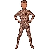 Seeksmile Kids Costume Full Body Zentai Suit Face Open