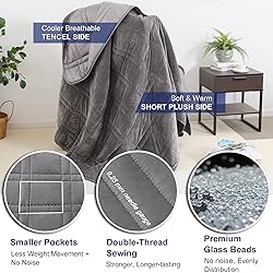OMYSTYLE Reversible Weighted Blanket