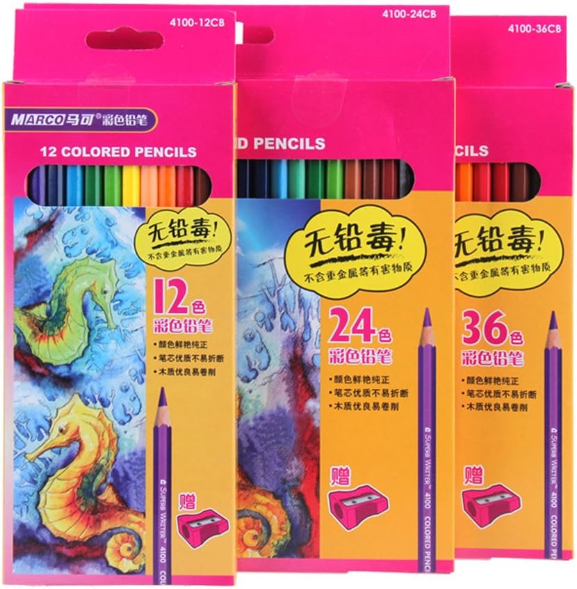 Professional Oily Colored Pencils Color Pencil Set (12)