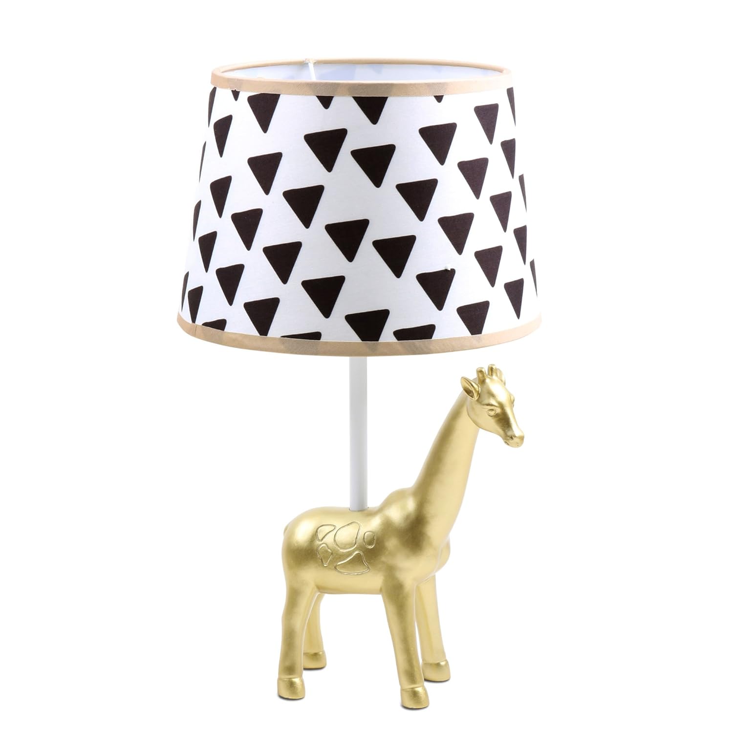 Safari Gold Giraffe Lamp Base and Shade by The Peanut