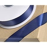Club Green D/Satin Ribbon 23MMX25M Navy Blue, Fabric, 10 x 10 x 2.5 cm