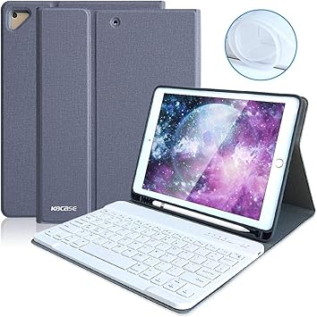 Amazon Ipad 9 7キーボードケース Ipad第六世代 Ipad第五世代18 17ipad Pro 9 7 Ipad Air Air2通用ペンシルホルダー付き ワイヤレスbluetooth キーボードカバー 脱着式 多角度調整 傷つけ防止 耐久性 ビジネス手帳型ケース グレート Okiss パソコン 周辺機器