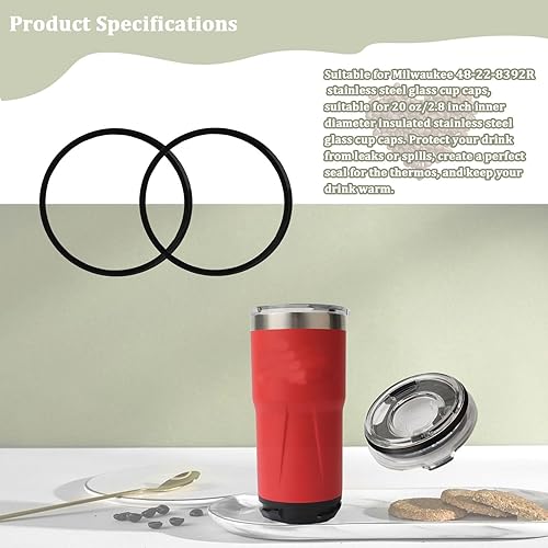 Rubber Seal Thermos Stainless Steel Travel Mug Replacement Lid