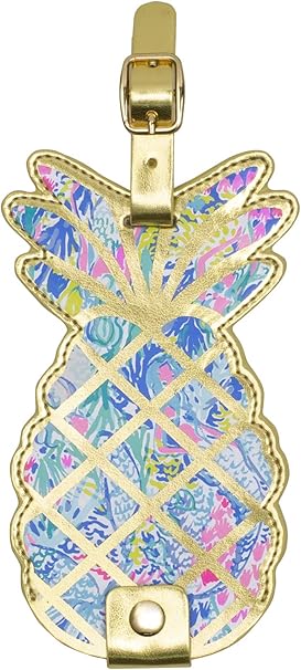 lilly luggage tag