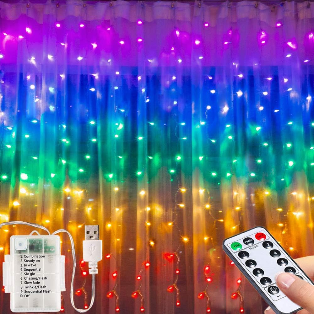 Led Fairy Curtain Light WAS £14.99 NOW £7.50 w/code HA9KTWVZ Amazon