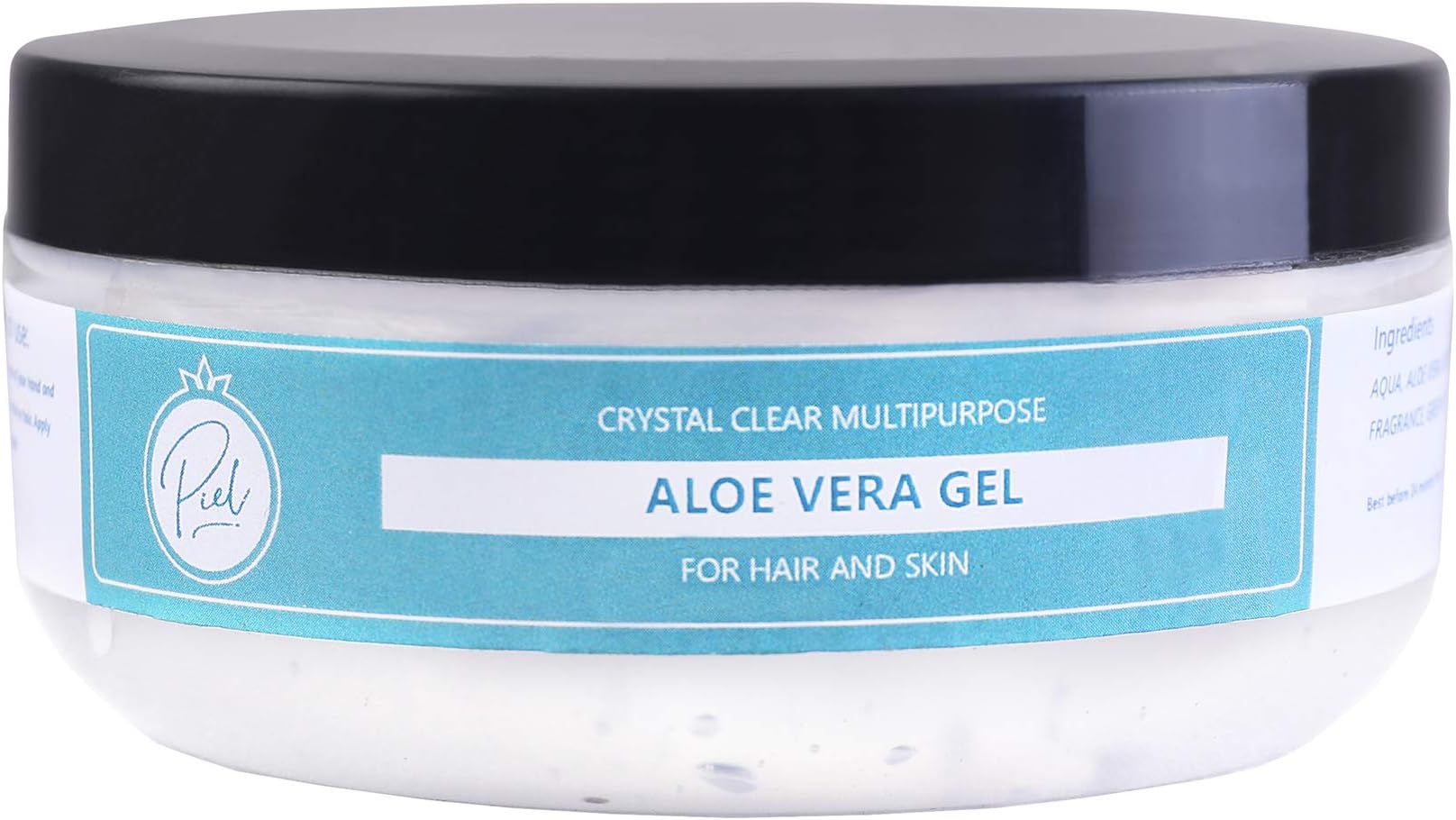 Piel crystal clear multipurpose aloe vera gel for body, skin, and hair - Pack of 2-200g