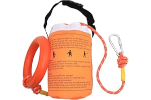 Rescue Rope Kit - 881.85 Lbs Kayak Float Bags - High-Visibility Safety Equipment for Kayaking Trips Marine Emergencies Water 