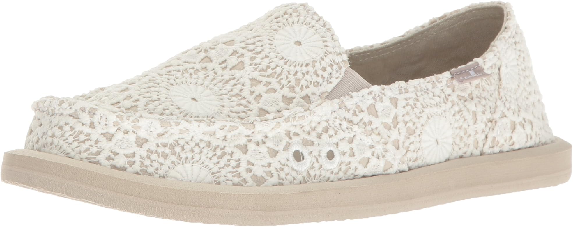 sanuk donna crochet black