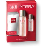 SK-II First Experience Skin Care Set - Gift Set Includes Treatment Face Masks, Facial Essence &amp; Face Toner - Helps Improve Dryness, Refine Skin Texture &amp; Reduce Fine Lines &amp; Wrinkles (4 Count)