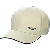 BOSS Mens Bold Curved Logo Cotton Twill Hat