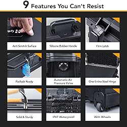 Lykus HC-6030 Large Waterproof Hard Case with