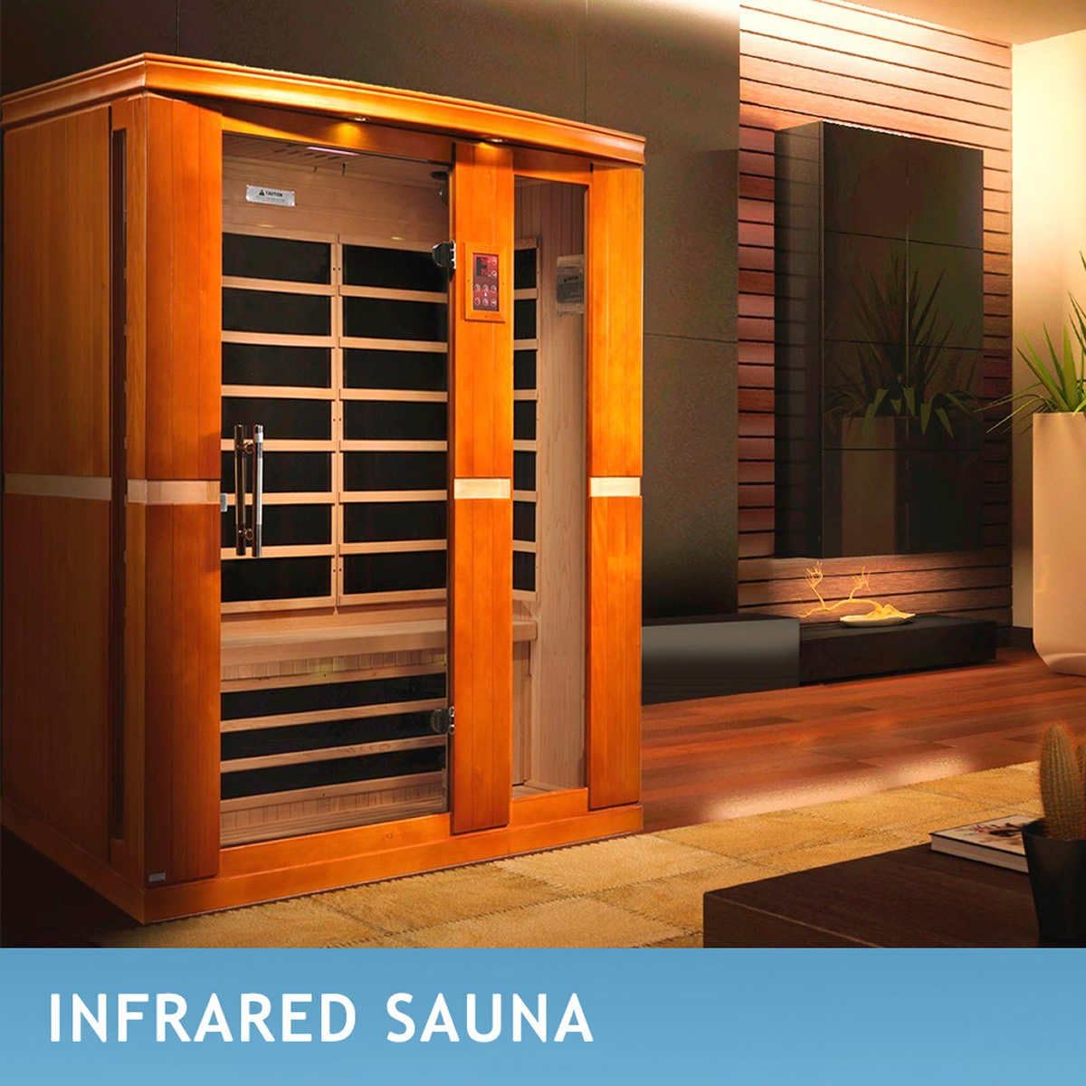 Dynamic Palermo 3person FAR Infrared Sauna Garden & Outdoor
