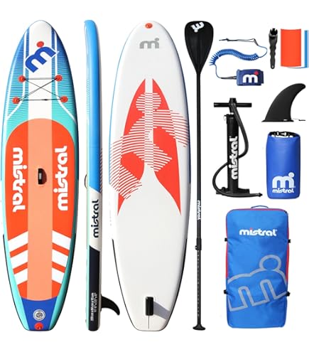 Amazon.com : Mistral Inflatable Stand Up Paddle Board, 10'6''x32