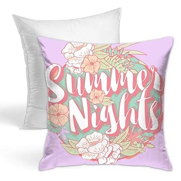 Amazon Com Cinlanck Tropical Summer Night Portable Sofa Pillow