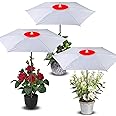 WSBXBB 3 Pack Plant Umbrellas for Outdoor Plants, 27 inch, 90% Sunlight-Blocking Garden Umbrella Shade for Potted Plants and Garden Beds, Garden Plant Sunshade Cloth for flower, Sun Shade for Plants