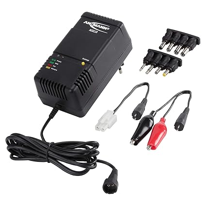 ANSMANN Akkupack Ladegerät ACS 110 - Akkupacklader für 1-10 zellige NiMH & NiCd Akkupacks - Ladestation Vorentladefunktion & 