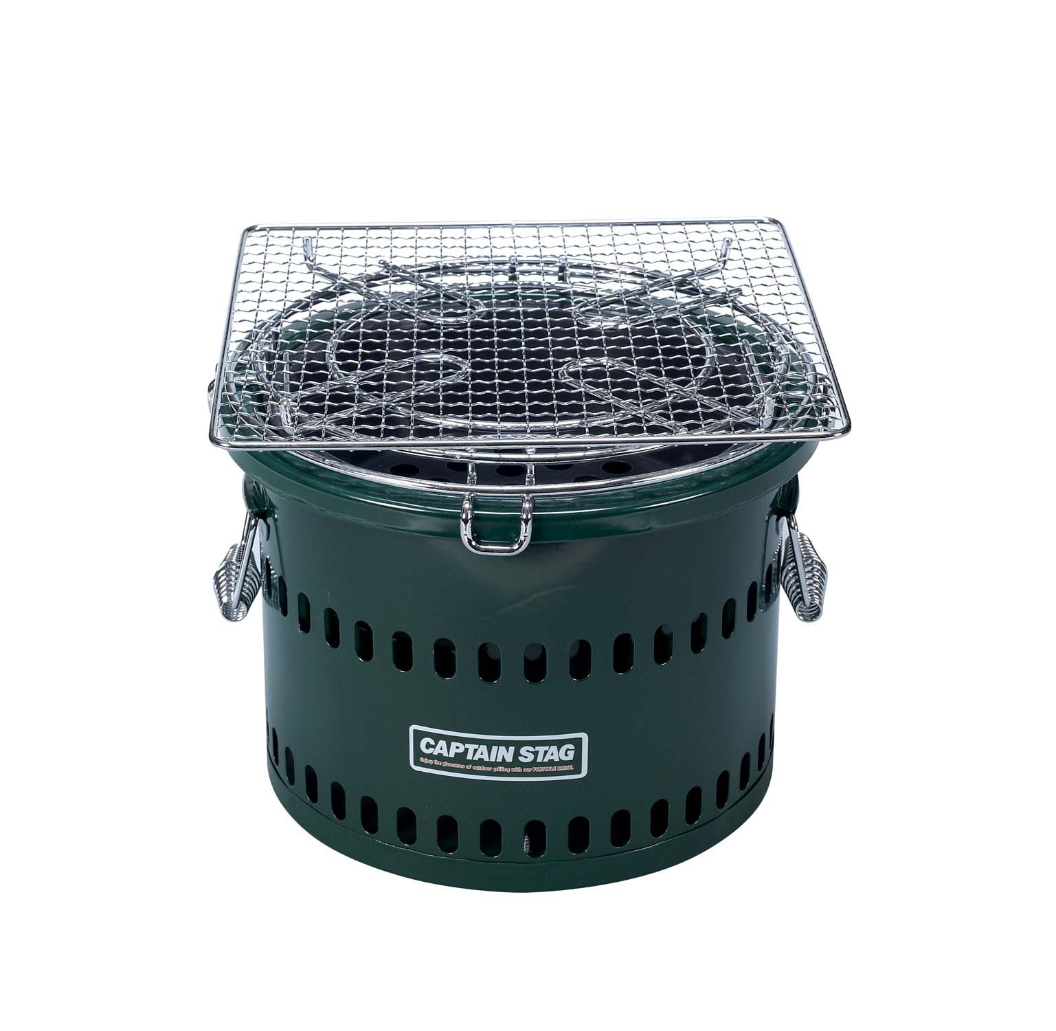 キャプテンスタッグ 炭焼き名人万能七輪(水冷式) M-6482 外径280×高さ210mm商品画像