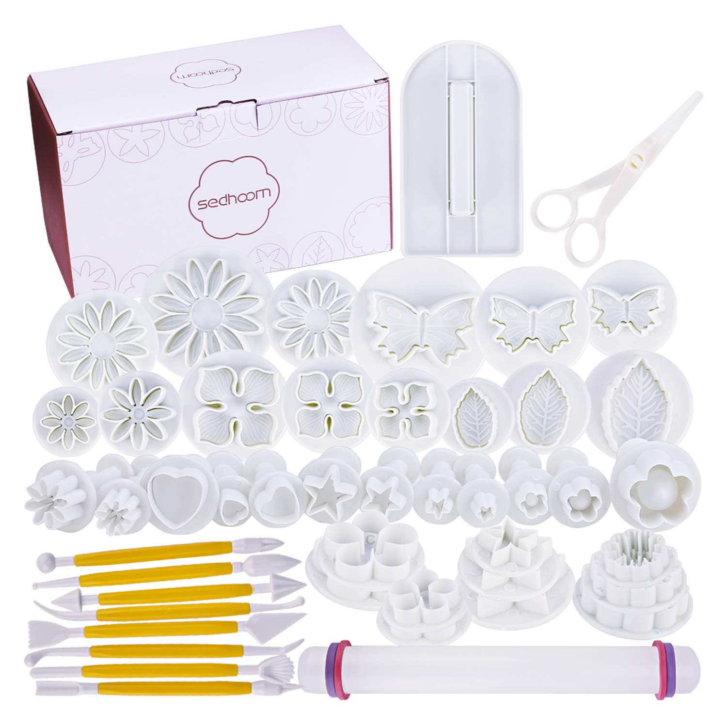 47 Pcs Fondant Cutters Tools Sedhoom Catalina Fondant 47 Pcs Fondant Cutters Tools Sedhoom Catalina Fondant