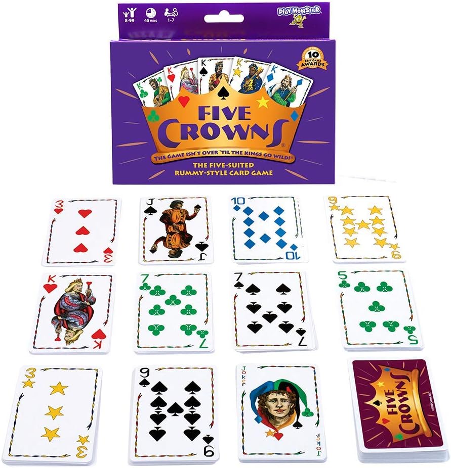SET Enterprises Five Crowns Card Game: Toys & Games