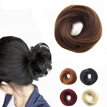 Buy 8 Medium Chestnut Brown Feshfen Scrunchy Scrunchie