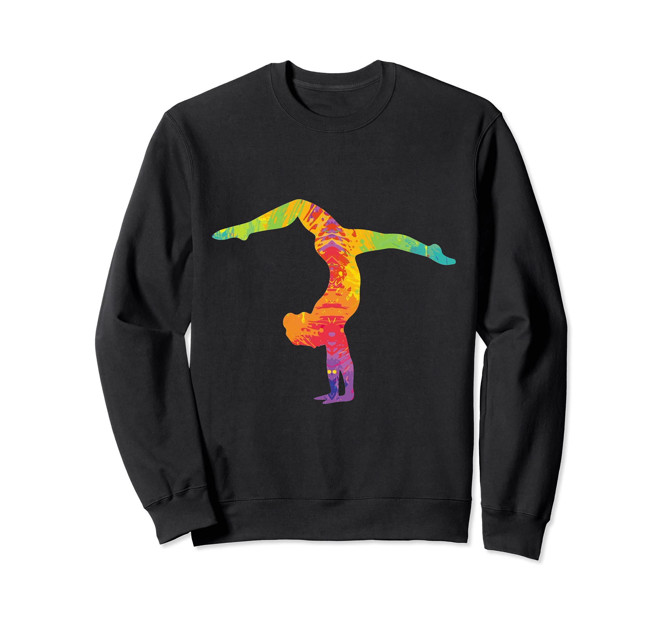 Colorful Gymnast Gymnastic Handstand supple Gift Idea Sweatshirt