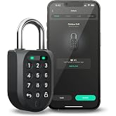 igloohome New Smart Padlock 2 (SP2), The Toughest Smart Padlock &ndash; Share Access from Anywhere with the Mobile app (iOS/Android) &ndash; No WiFi Needed, Waterproof &amp; Rechargeable