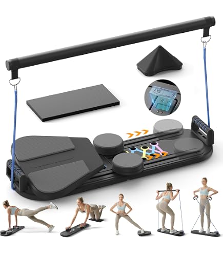 Produktbild von Home Pilates Reformer Reformer Pilates Pilates Board, 2025 Pilates Reformer Set, Multifunctional Abdominal Die Besten Pilates Reformer Reformer Pilates Maschine
