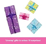 Barbie Party Unboxed Pet Birthday Shimmerin Hearts Set 10 Surprises JFG71 view 3