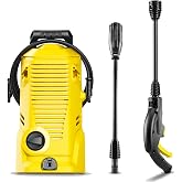 K&auml;rcher Pressure Washer K 1 | For Cars, Driveways, Siding, Patios, 1700 PSI, Vario Power Spray Wand - 1.45 GPM