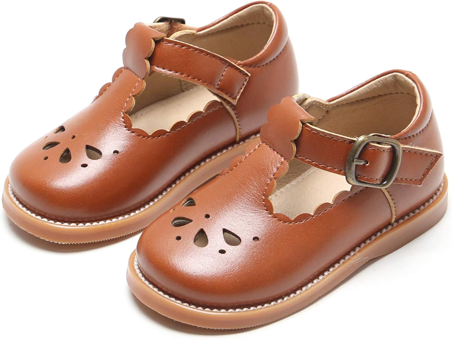 Felix & Flora Toddler Little Girl Mary Jane Dress Shoes - Ballet Flats for Girl Party School Shoes.: Shoes