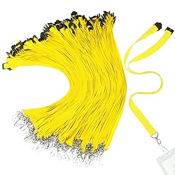 Patelai 60 Pcs Breakaway Lanyards with J Hook Bulk